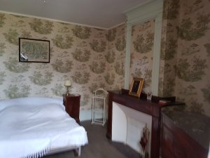Chambre #2 vue cheminée